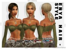 Sims 4 Female Mod: Enya Hairstyle (Featured)