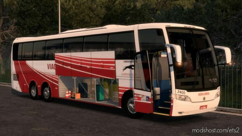 ETS2 Mod: Busscar Visstabuss Hi-O400Rsd 2001 (Featured)