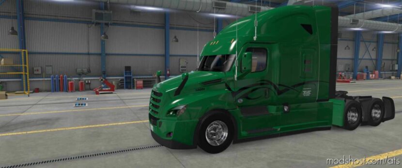 ATS Mod: Cascadia Green Skin 1.48 (Featured)