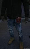 GTA 5 Player Mod: Bandanas For Sagged Jeans | Franklin | (Image #5)