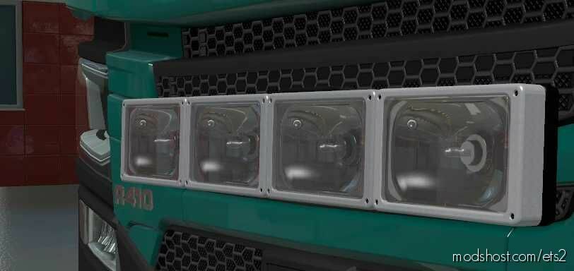 ETS2 Scania Part Mod: Hella Block Lights For Next GEN Scania (Featured)