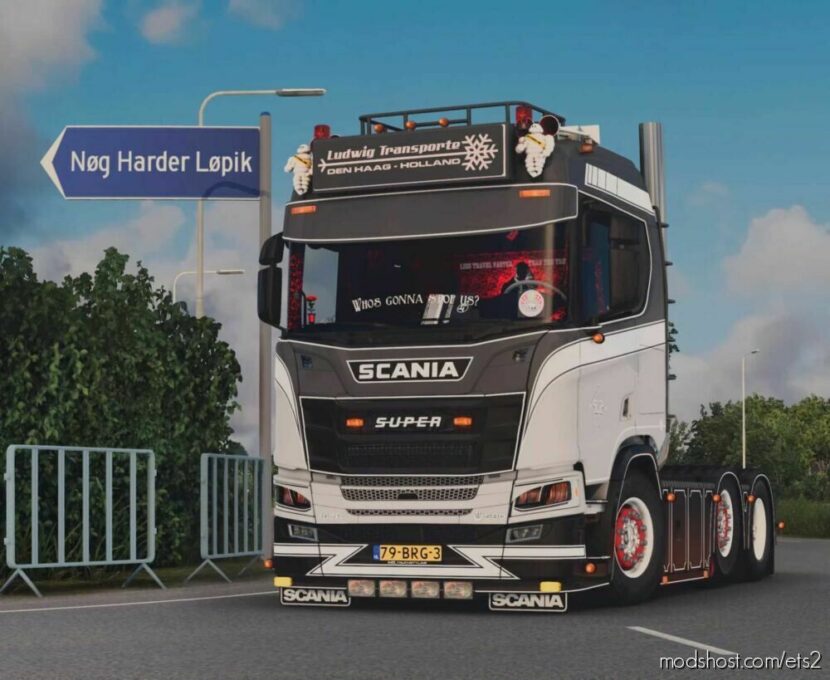 ETS2 Scania Truck Mod: R590 6X2 Lowcab Ludwig Transporte (Featured)