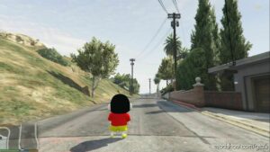 GTA 5 Player Mod: Shinchan Add-On PED (Image #3)