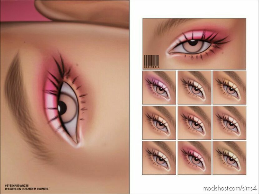 Sims 4 Eyeshadow Makeup Mod: | N235 (Featured)