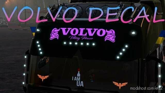 ETS2 Volvo Part Mod: Decal (Lightbar) V1.03 (Featured)