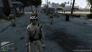 GTA 5 Military Player Mod: Arvn Military Police (60S Version) (Featured)