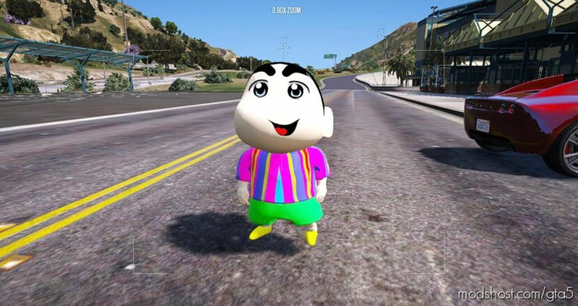 GTA 5 Player Mod: Shinchan Mods SD2 High Quality Add-On PED V1.2 (Featured)