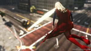 GTA 5 Player Mod: CW Supergirl V4.0 Add-On PED (Image #5)