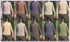 GTA 5 Player Mod: Jumper With Collar For MP Male (Image #2)