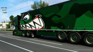 ETS2 Military Mod: Skin Military For Scania S Highroof (Image #2)