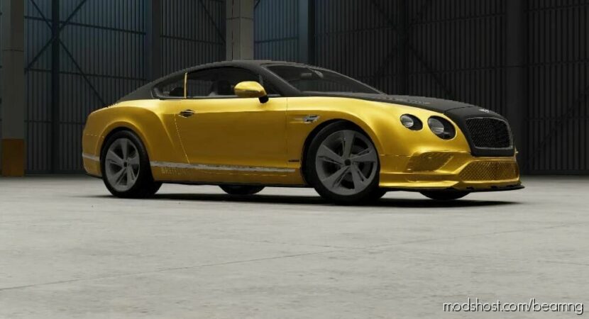 BeamNG Bentley Car Mod: Continental GT Revamp 0.29 (Featured)