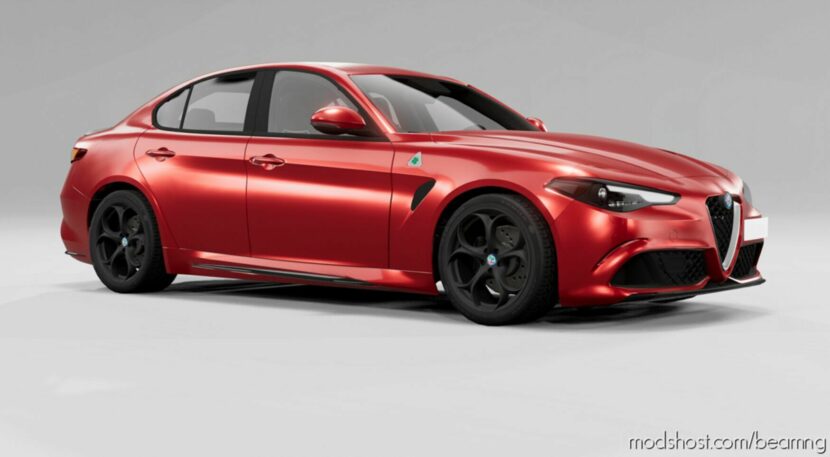 BeamNG Alfa Romeo Car Mod: Giulia Revamp 2.0 Update 0.29 (Featured)