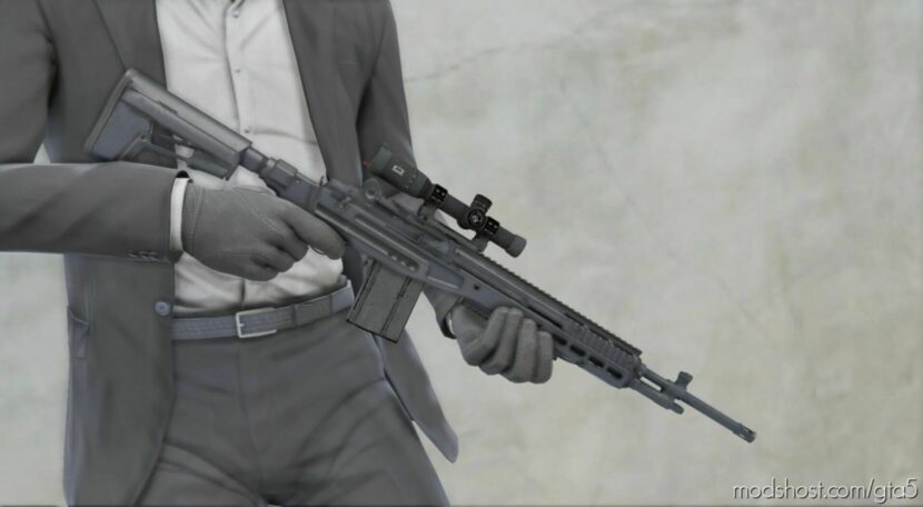 GTA 5 Weapon Mod: Mwr-M14 Animated (Featured)