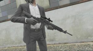 GTA 5 Weapon Mod: Mwr-M14 Animated (Image #2)