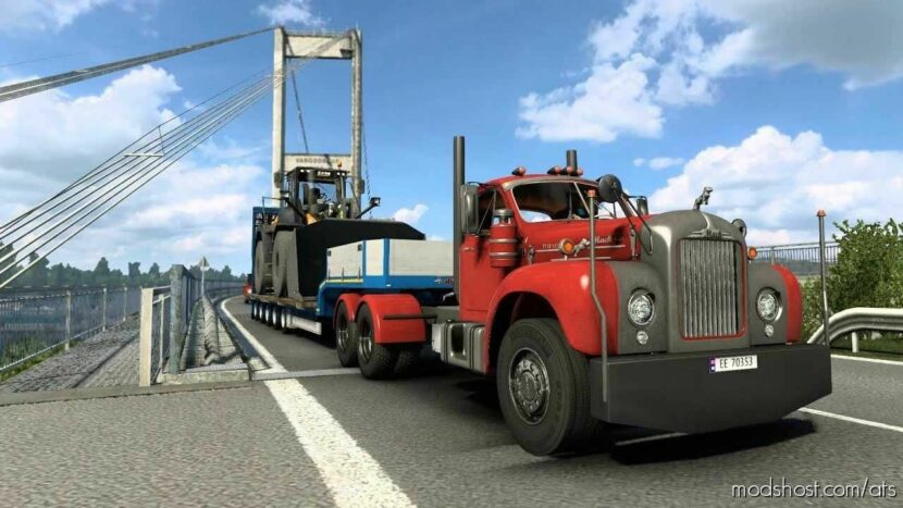 ATS Mack Truck Mod: B61 (1953) + Ownable Trailer 1.47 (Featured)