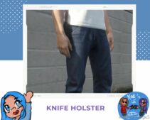 GTA 5 Player Mod: Knife Holster (Image #3)