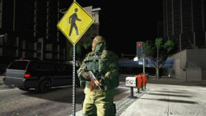 GTA 5 Player Mod: R6 Siege, Kapkan Add-On PED V2.0 (Image #5)