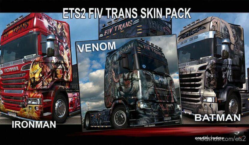 ETS2 Mod: FIV Trans Skin Pack (Featured)