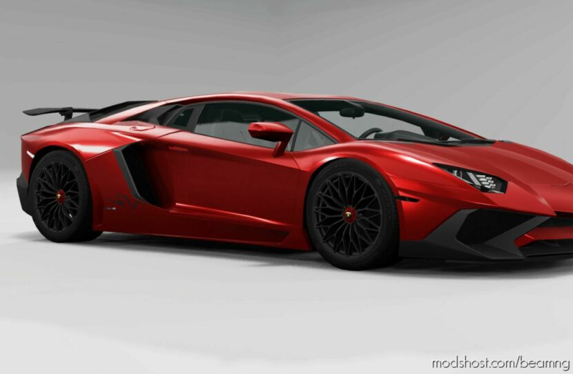 BeamNG Lamborghini Car Mod: Aventador SJV 0.29 (Featured)