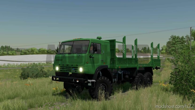 FS22 Kamaz Truck Mod: Onboard Off-Road (Featured)