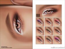 Sims 4 Eyeshadow Makeup Mod: N236 (Featured)