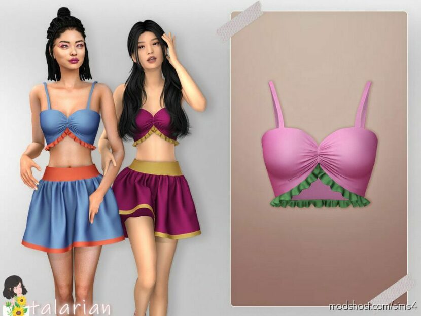 Sims 4 Female Clothes Mod: Jasmine SET (Featured)