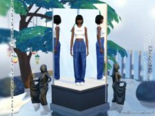 Sims 4 Female Clothes Mod: Sana Pants (Image #2)