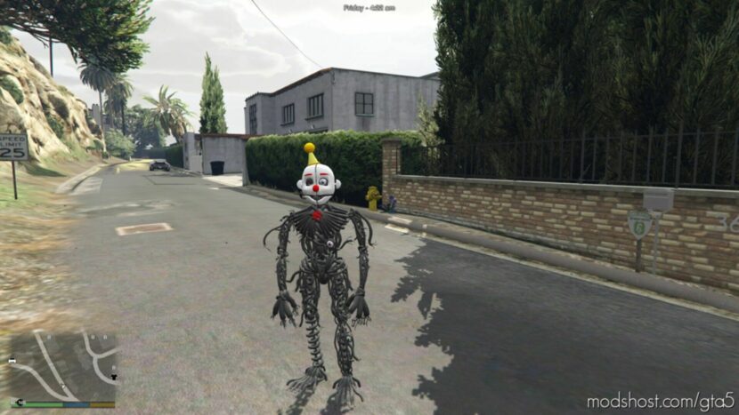 GTA 5 Player Mod: Ennard Fnaf Add-On PED (Featured)