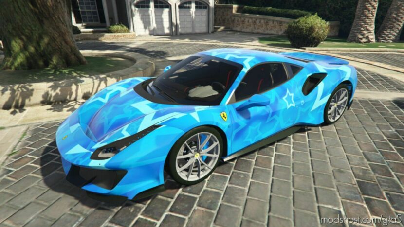 GTA 5 Ferrari Vehicle Mod: 2019 Ferrari 488 Pista (Featured)