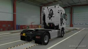 ETS2 MAN Mod: TGX 2020 Skull Reaper Skin (Image #3)