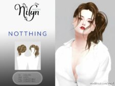 Sims 4 Female Mod: Nothing Hair – NEW Mesh (Image #2)