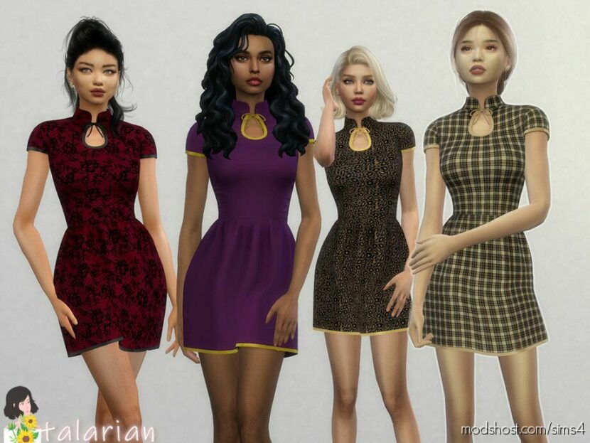 Sims 4 Everyday Clothes Mod: Ariella Dress (Featured)