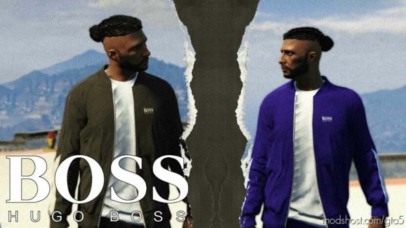 GTA 5 Player Mod: Hugo Boss Tracksuit For MP Male Sp/Fivem Ready (Featured)