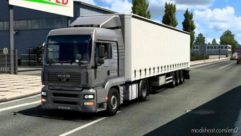 ETS2 MAN Truck Mod: TGA LX V1.8 (Featured)