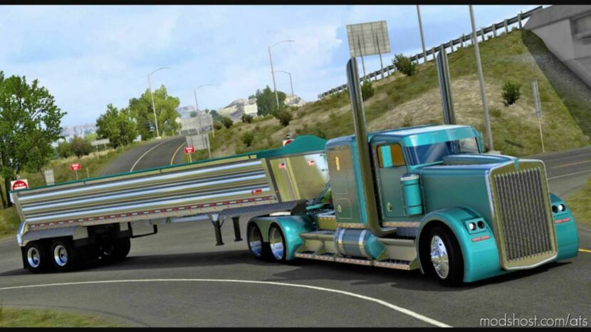 ATS Trailer Mod: Travis Wave Wedge END Dump V1.5 (Featured)