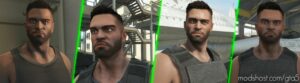 GTA 5 Player Mod: NEW Face Tanned Skin & Combat Outfit For Trevor V1.0.2944.0 (Image #2)