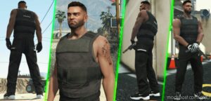 GTA 5 Player Mod: NEW Face Tanned Skin & Combat Outfit For Trevor V1.0.2944.0 (Image #3)