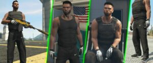 GTA 5 Player Mod: NEW Face Tanned Skin & Combat Outfit For Trevor V1.0.2944.0 (Image #4)