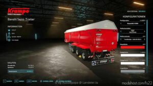 FS22 Mod: Bandit Krame Semi Trailer (Image #10)