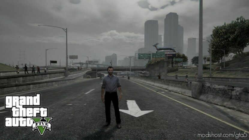 GTA 5 Player Mod: Rick Grimes Menyoo Outfit (Featured)