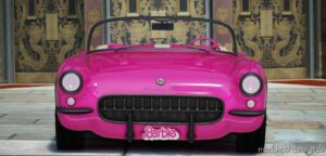 GTA 5 Chevrolet Vehicle Mod: 1956 Chevrolet Corvette Barbie (Image #5)