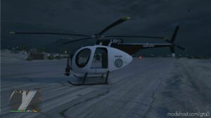 GTA 5 Vehicle Mod: Lspd, Lssd And Bcso Nagasaki Buzzard Add-On V1.1 (Image #2)