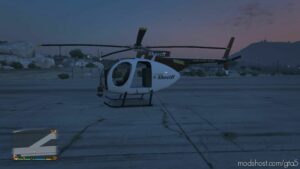 GTA 5 Vehicle Mod: Lspd, Lssd And Bcso Nagasaki Buzzard Add-On V1.1 (Image #3)