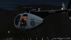 GTA 5 Vehicle Mod: Lspd, Lssd And Bcso Nagasaki Buzzard Add-On V1.1 (Image #5)