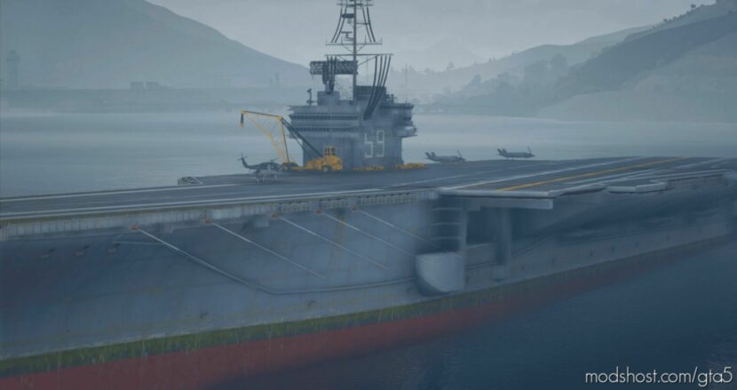 GTA 5 Vehicle Mod: USS Forrestal Add-On / Fivem (Featured)