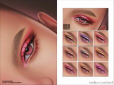 Sims 4 Eyeshadow Makeup Mod: Kylie Jenner Inspired Eyeshadow N238 (Featured)