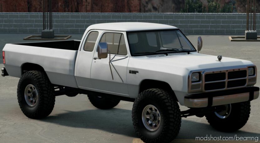 BeamNG Dodge Car Mod: Power RAM 0.29 (Featured)