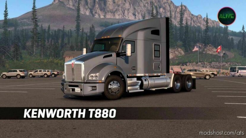 ATS Kenworth Truck Mod: T880 By Frank Peru V1.15 1.48 (Featured)