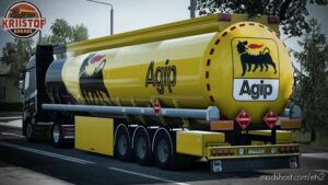 ETS2 Trailer Mod: SCS Fuel Cistern Reworked V2.0 (Image #3)