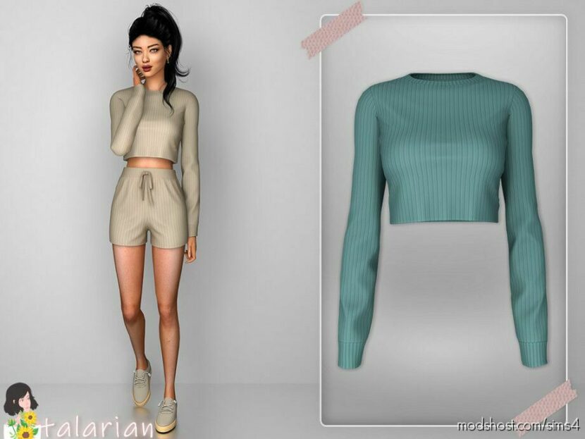 Sims 4 Elder Clothes Mod: Callie SET (Featured)